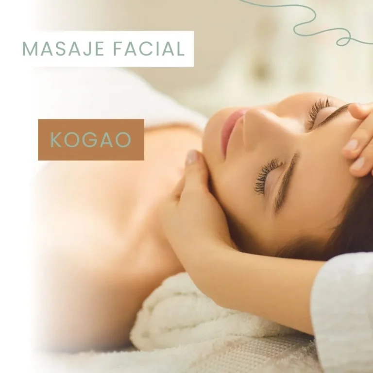 Masaje de lifting kogao con shiatsu